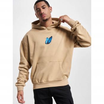 Mister Tee Le Papillon Heavy Oversize Hoody Union Beige