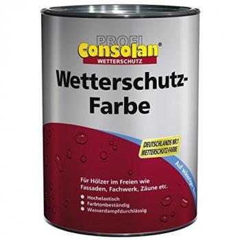Consolan Fassadenfarbe Wetterschutz 2,5L Weiss
