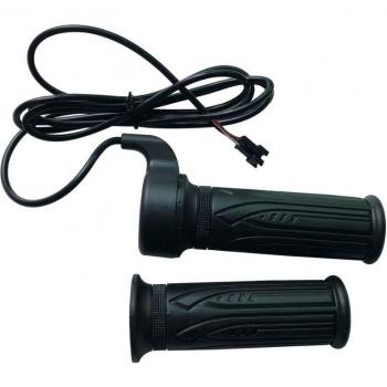 Dual‑Voltage Thumb Throttle with Electric Lock for Ebike (36V/48V/60V/72V) – Waterproof Plug Inlet