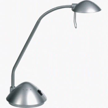 Alco Kansas lampada da tavolo Argento