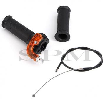 3-Stage Twist Throttle Accelerator with 80cm Cable for Mini Dirt Bike 47cc 49cc