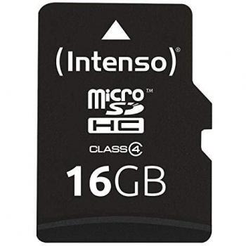 403470 Memoria Flash 16 GB MicroSDHC Clase 4, Tarjeta de Memoria