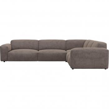 Lucera Ecksofa von FLEXLUX, super bequem mit Kaltschaum