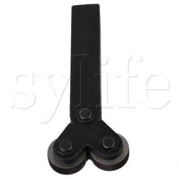 Double Roue 26 mm Acier Noir pour Outil de Moletage