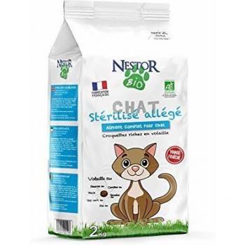 Croquettes Nestor Bio à la Volaille pour Chat Stérilisé