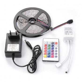 Striscia LED 3528 con telecomando e adattatore Sunix