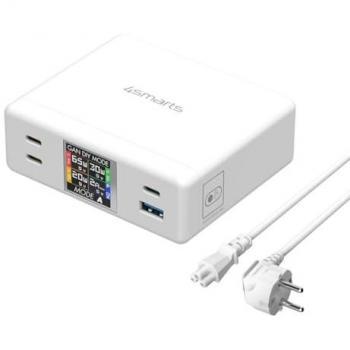 4smarts GaN DIY Mode 130 W Ladegerät für den Schreibtisch, weiß