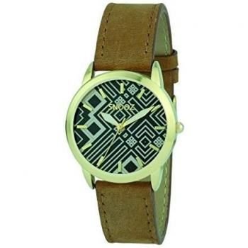 Montre Femme Snooz Analogique Quartz avec Cuir SPA1039-83 (34 mm)