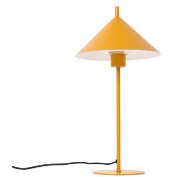 Lampada da tavolo gialla E27 design triangolo