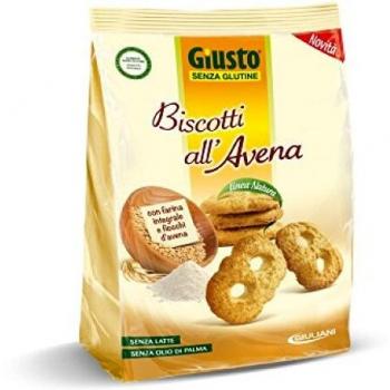 GIUSTO S/G Bisc Avena 250g Senza Glutine
