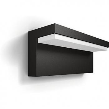 Led Bustan Lampada da Parete da Esterno, Luce Bianca Fredda, Grigio Scuro