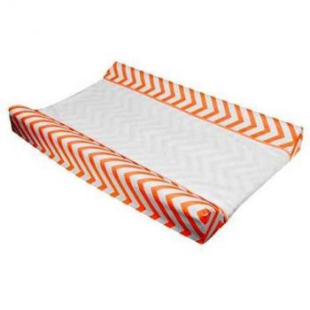 Muda Fraldas Coral 47x80 cm Diseño Zigzag