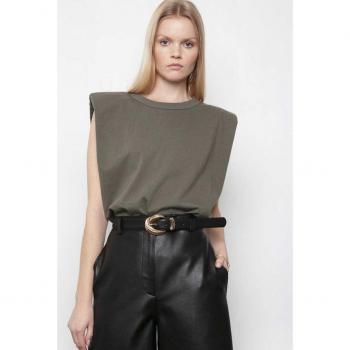 Vintage-Inspired White Sleeveless Top for Women