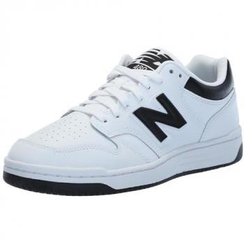Chaussures New Balance 480 Homme, Blanc avec Lacets – Tapis Plat – Synthétique