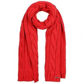 Stetson Écharpe Lumberton Tricot Virgin Wool Taille Unique Femme Rouge