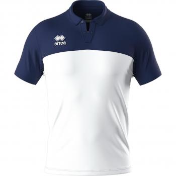 Errea Bob Unisex Polo-Shirt Weiß XL
