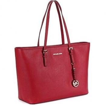 Bolso Tote Michael Kors Jet Set Travel, Rojo