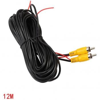 RCA Male to Male Video Cable for Car Reverse Camera with Trigger Wire 5m