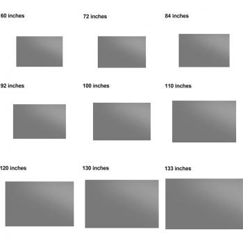 4K HD Foldable Movie Screen with Anti-Light Feature