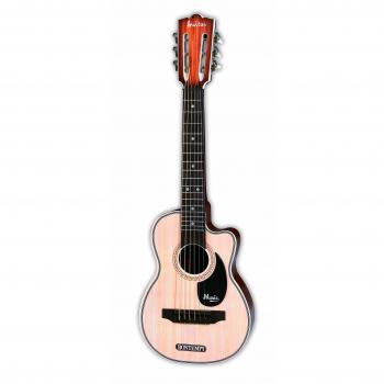 Folk Junior Bontempi Guitar 70x32 cm – Construction Bois et Acier Noir