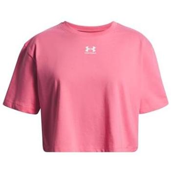 Camiseta Rival de Manga Corta en Rosa para Chicas