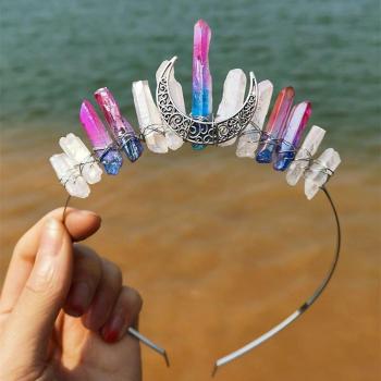 Diadema nupcial de luna