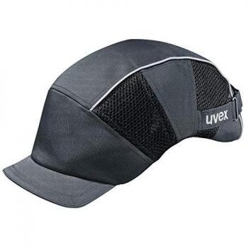 Casco Uvex U-Cap Grigio/Nero con Copricapo