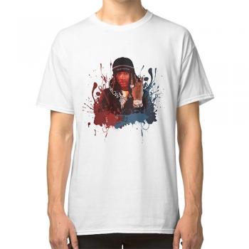 T-shirt M King Von blanc RockShark
