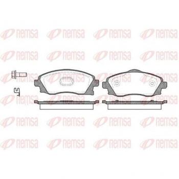 Plaquettes de frein REMSA 0774.02 pour OPEL Meriva A