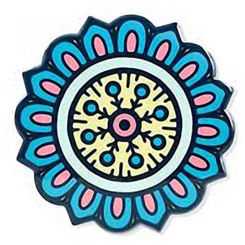Sous-Verres Mandala en Céramique