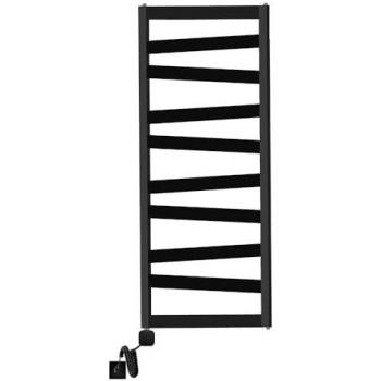 Toallero Secatoallas Eléctrico 120 cm x 47 cm Acero Negro Mate