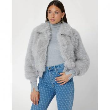 Jacket bomber monochrome Guess en tissu gris