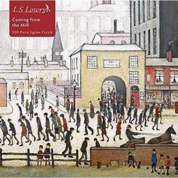 Classic Artwork Jigsaw Puzzle: L.S. Lowry's Coming from the Mill (500 pieces)