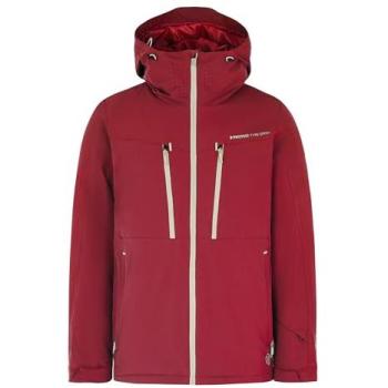 Red Velvet Hooded Protest Jacket, Timothy XS for Men