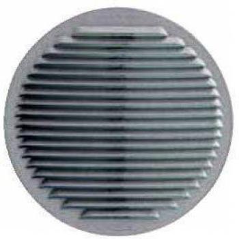 Grille métallique de ventilation – Ronde, Ø150 mm – Clip Alu‑Zinc – First Plast
