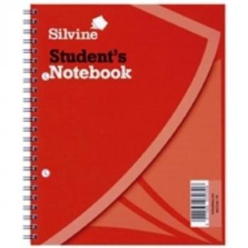 Silvine Ruled Student Notebook, 229x178mm, 120 Pages (Pack of 12) -139