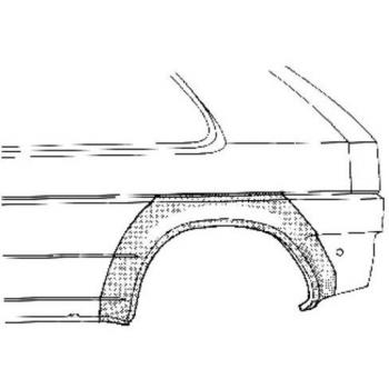 Arc d'aile Arrière Gauche pour Ford Fiesta (1989-1996)