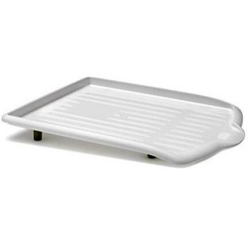 Addis 45x39 Drip Tray – Green & White, Soft Touch Base