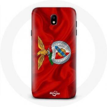Coque protector Samsung Galaxy J5 2017 – Estilo Benfica con colores rojo y negro