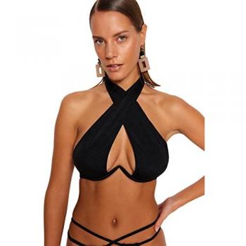 Trendyol Damen Bikini-Top mit Bügel und Cut-Out-Design