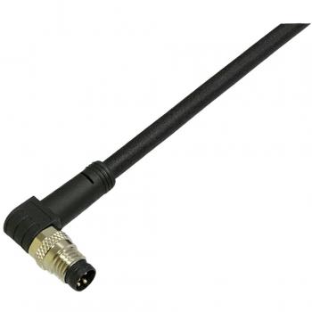 BKL Electronic M8 Right Angle Connector Cable, 5m, 3-Pin