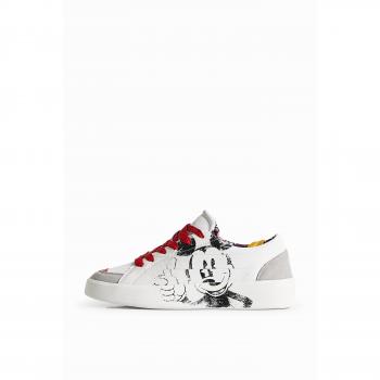 Size 37 White Mickey Mouse Kicks
