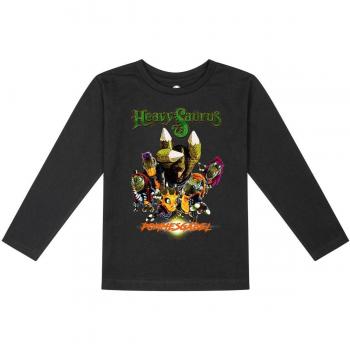 Heavysaurus Ragazzi e Ragazze T‑shirt Nero