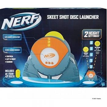 Hasbro Nerf Elite Skeet Shot Disc Launcher mit Sound und Zielscheibe