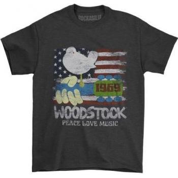 Camicia Woodstock T-Shirt L Verde Scintillante