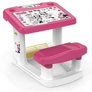 Minnie Mi Primer Pupitre Banco Scuola, Multicolore, 57.5 X 72.5 X 49 cm