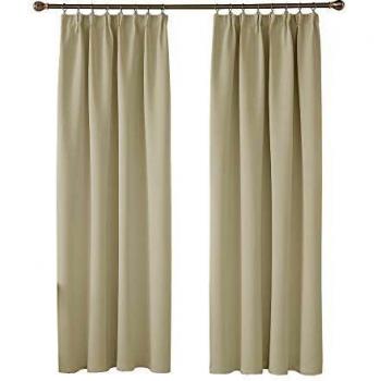Pencil Pleat Rod Pocket Thermal Blackout Curtains