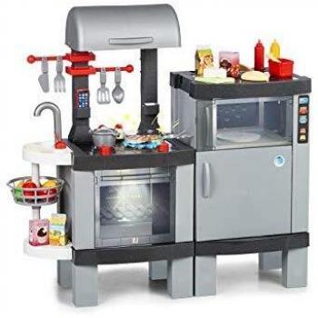 Chicos Cooking Plus 2en1 Barbacoa Infantil con Efecto de Cocina Real