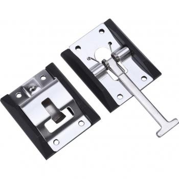 Loquet T en métal pour porte d'entrée de remorque de camping-car (acier inoxydable 304)
