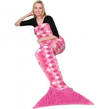 Plaid Sirena in microfibra